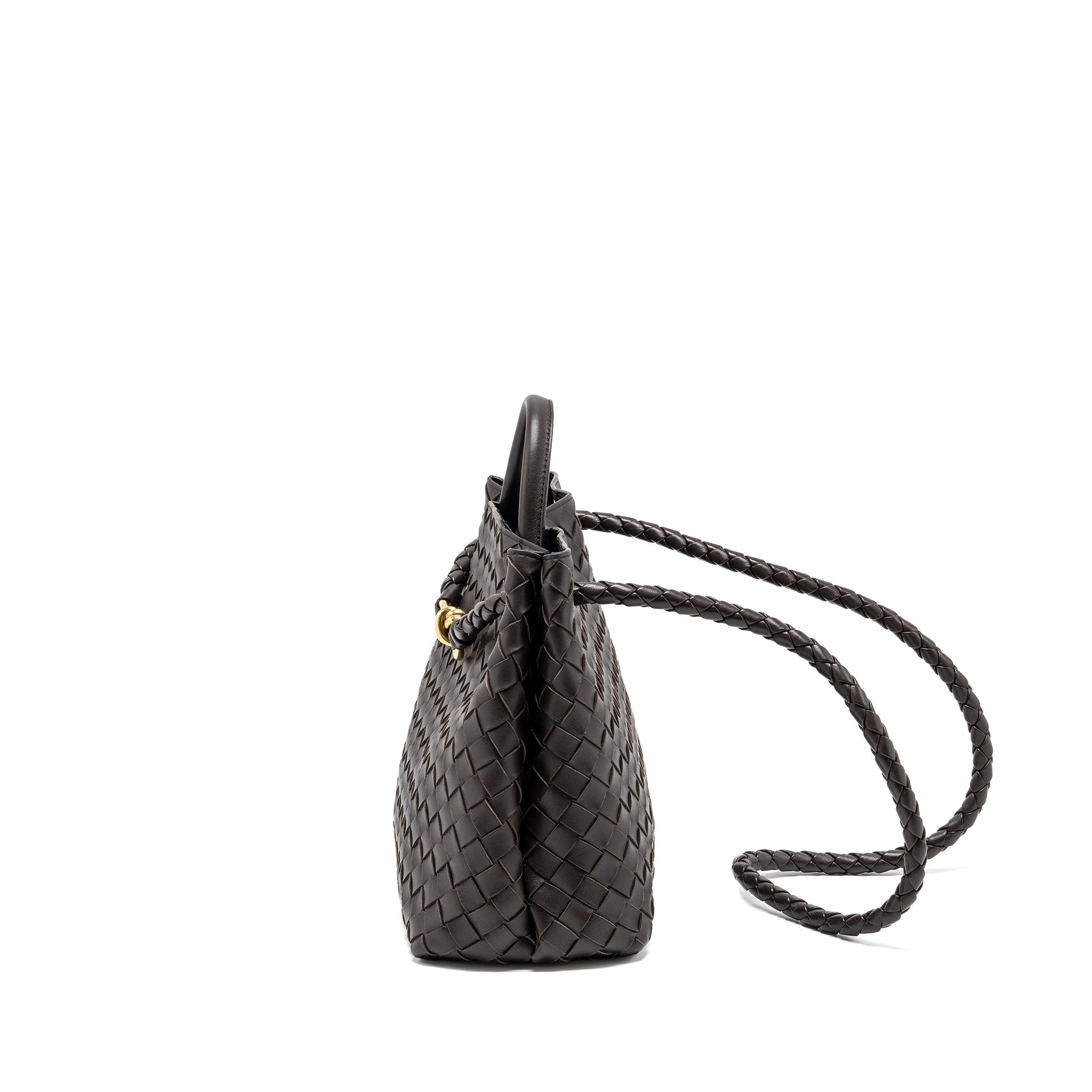 Bottega Veneta Medium Andiamo Bag Lambskin Fondant GHW