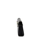 Saint Laurent medium Manhattan bag croc embossed calfskin black GHW