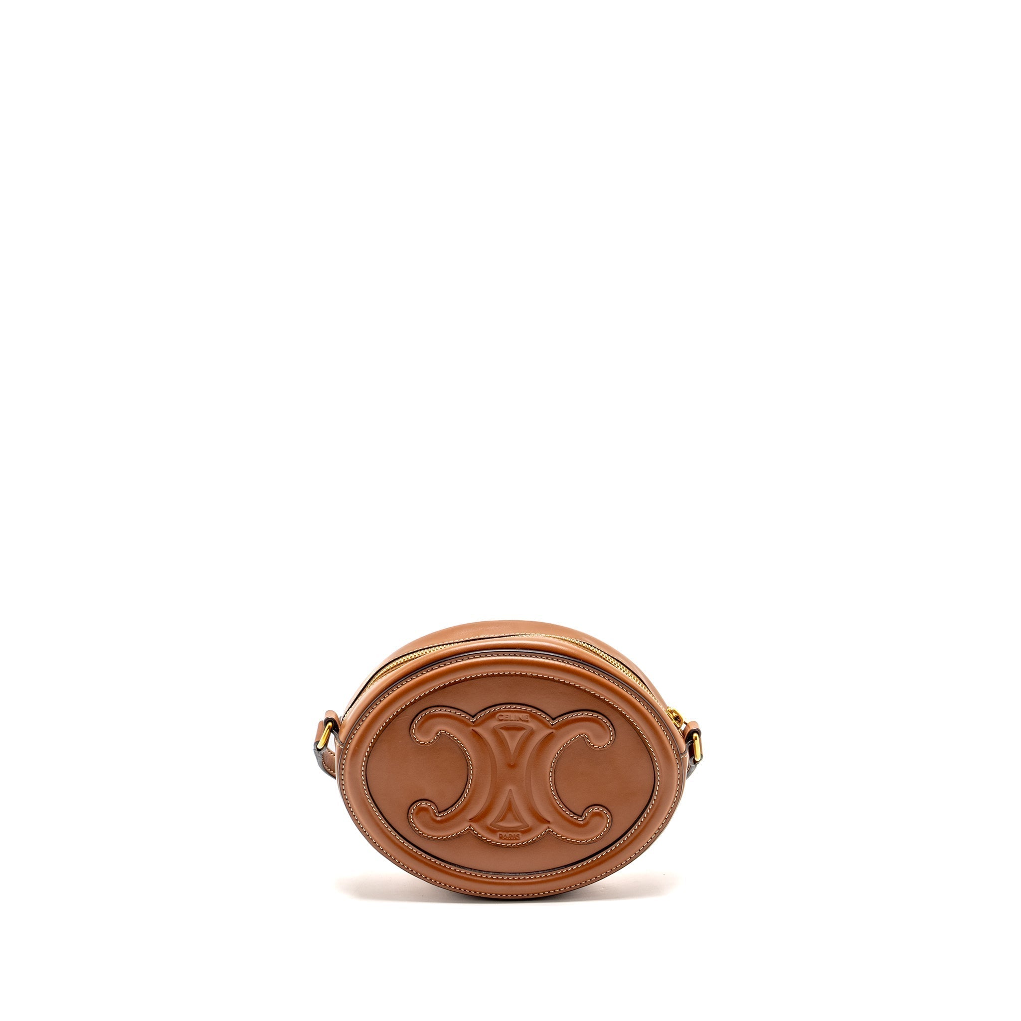 Celine Oval Bag smooth calfskin tan