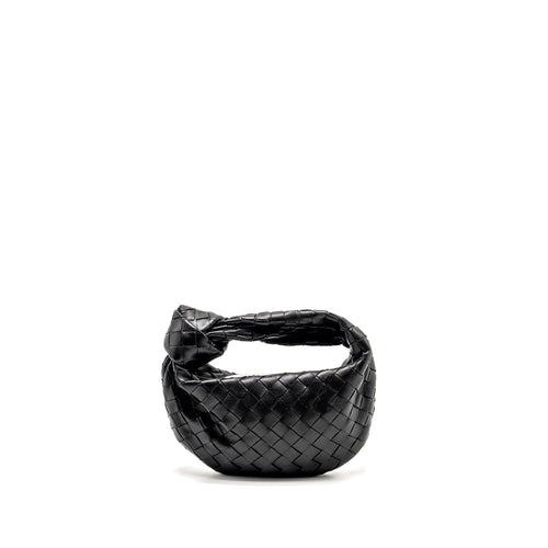 Bottega Veneta Mini Jodie Lambskin BLACK SHW