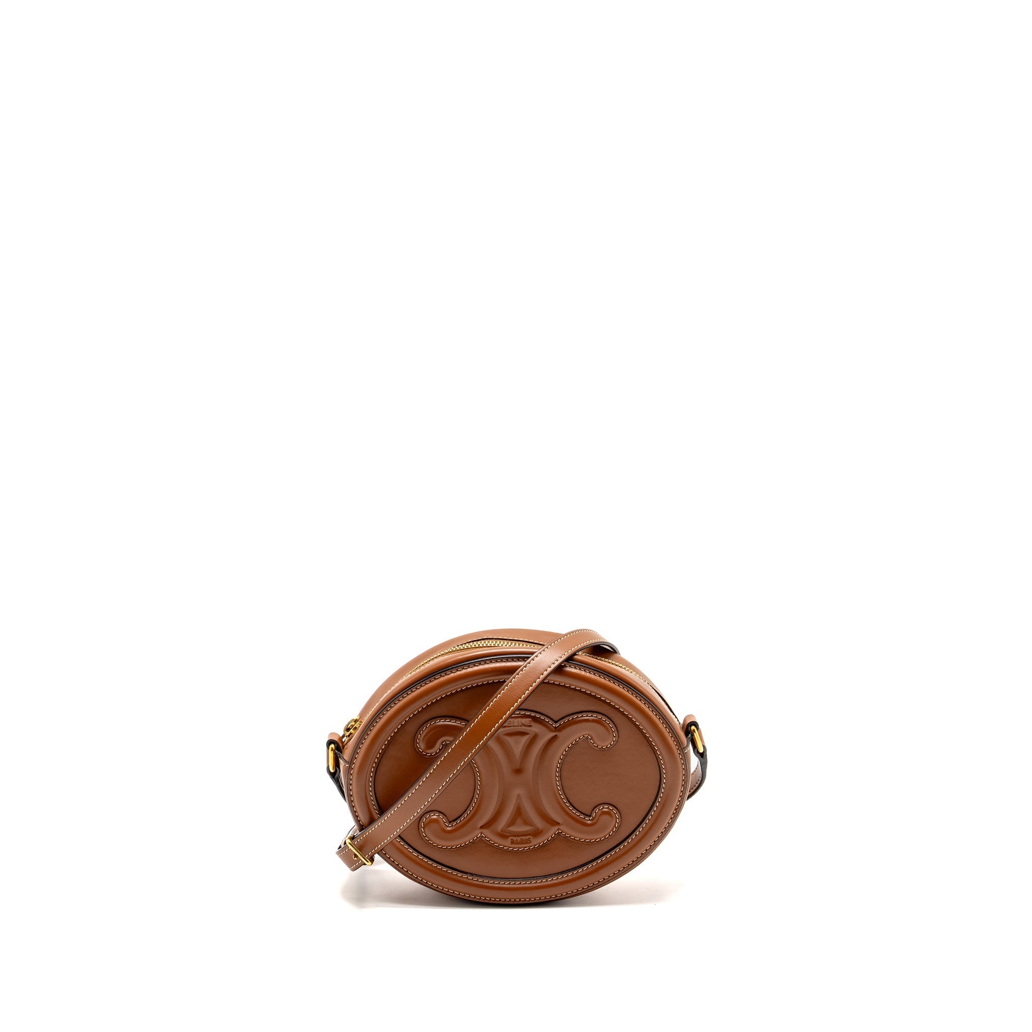 Celine Oval Bag smooth calfskin tan