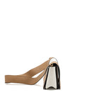 Celine Frame Bag Calfskin White/Brown