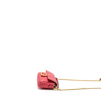 Fendi mini baguette bag nappa Lambskin pink GHW
