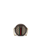 Gucci Mini Ophidia GG Round Shoulder Bag GG Supreme Canvas GHW