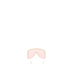 Gucci Mask-Frame Sunglasses GG1244S Multicolour Silver/Light Gold Tone
