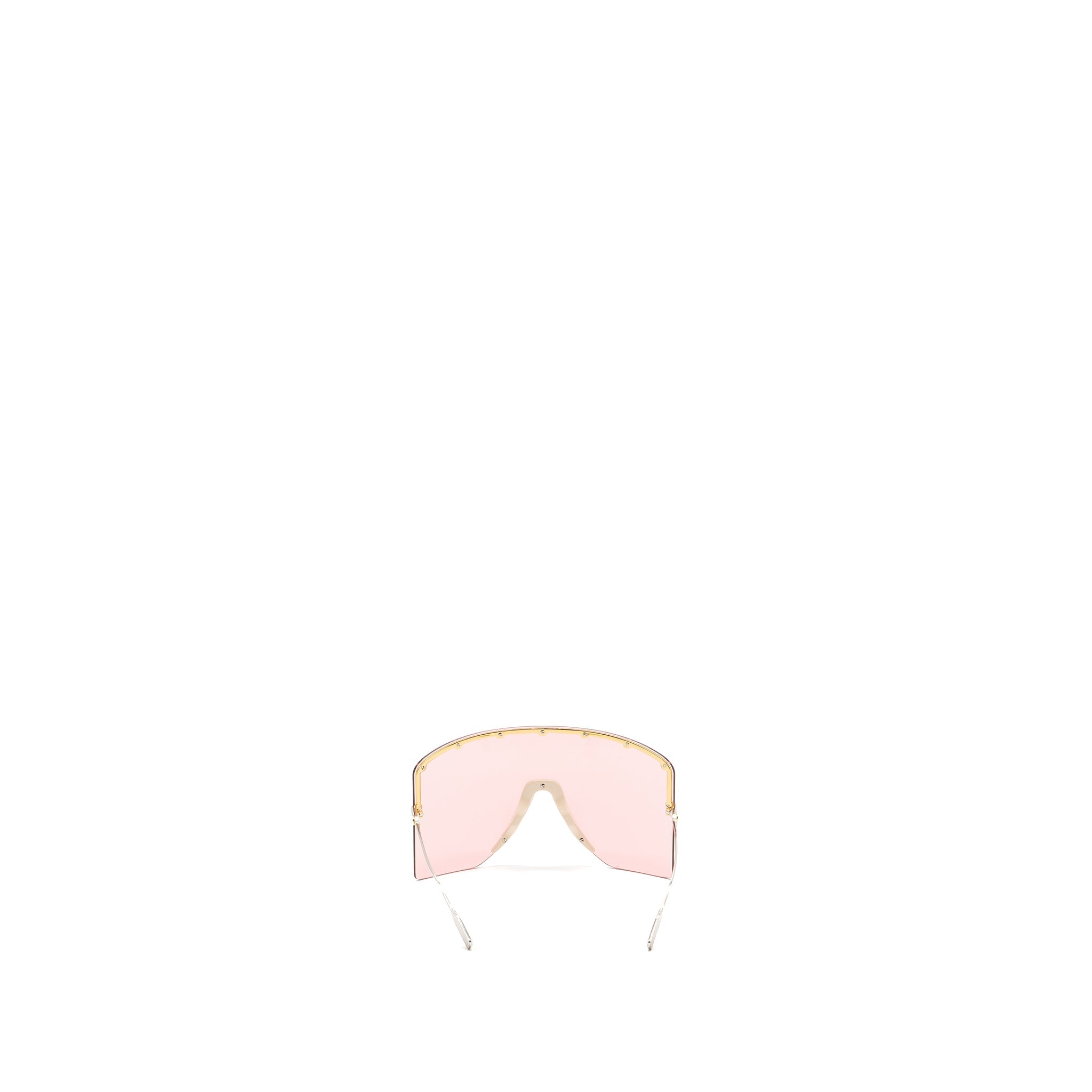 Gucci Mask-Frame Sunglasses GG1244S Multicolour Silver/Light Gold Tone