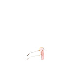 Gucci Mask-Frame Sunglasses GG1244S Multicolour Silver/Light Gold Tone