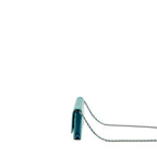 Chanel Boy Wallet on Chain Patent Green SHW
