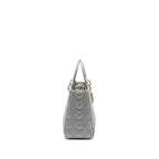 Dior Medium Lady Dior Lambskin Grey GHW