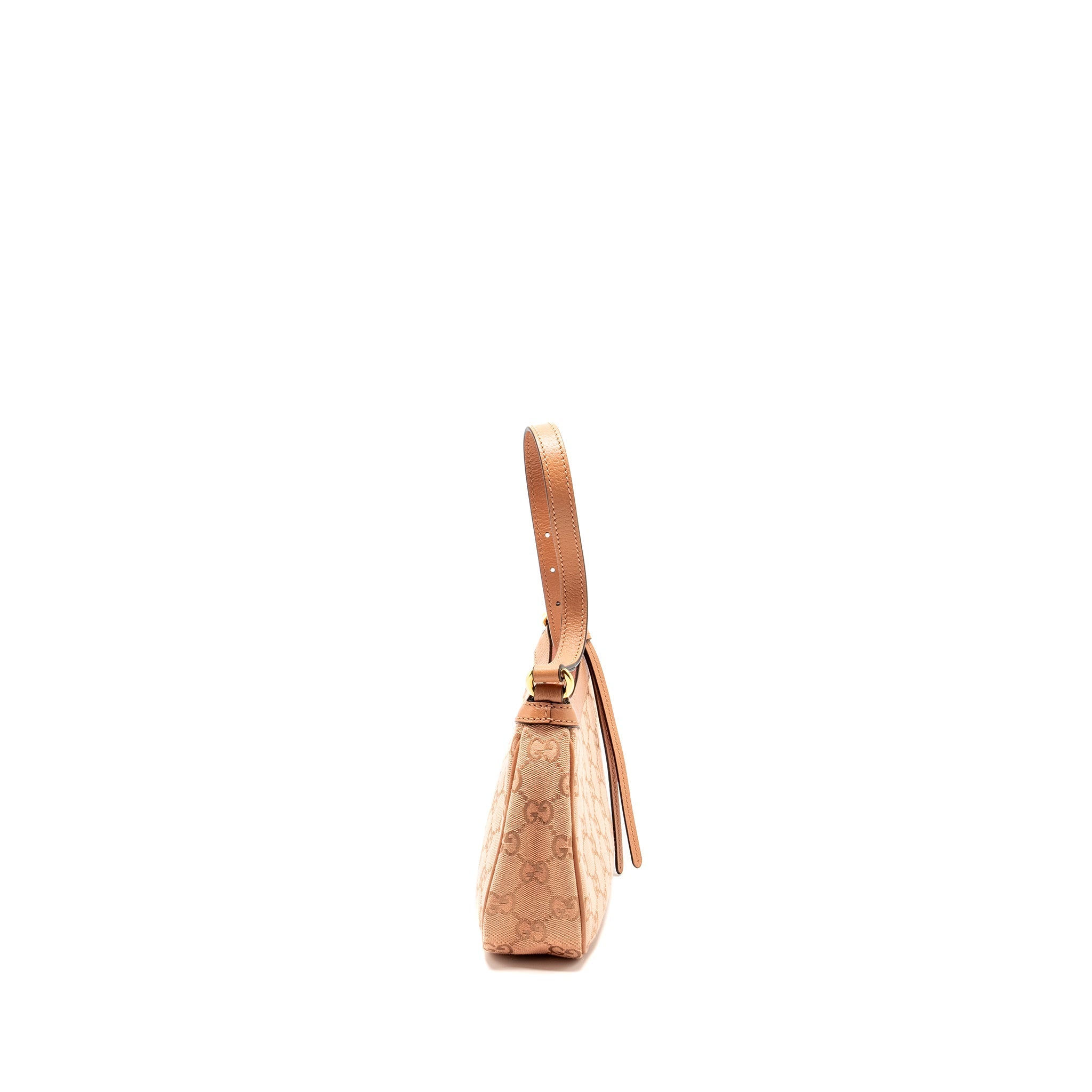 Gucci Small Ophidia Hobo Bag GG Supreme Canvas Pink LGHW