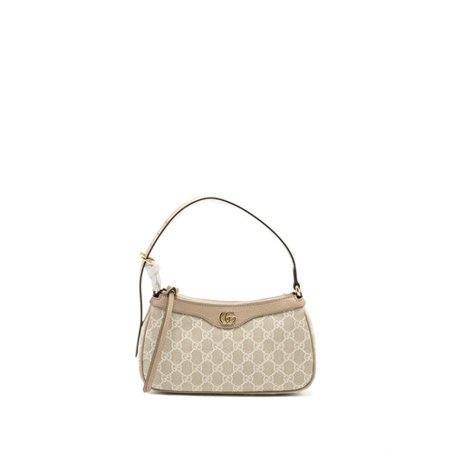 Gucci Ophidia Small Handbag GG Supreme Canvas Beige/White GHW