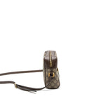 Gucci Ophidia GG supreme zip crossbody bag Canvas / leather GHW
