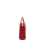 Dior Small Lady Dior Lambskin Red LGHW