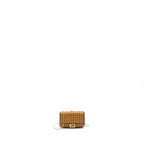 Fendi nano baguette bag charm leather yellow/multicolour GHW