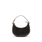 Celine Ava bag triomphe canvas / calfskin brown