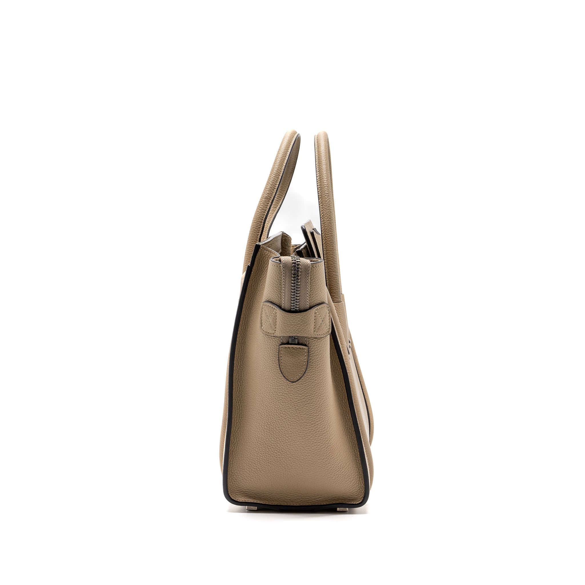 Celine micro luggage bag calfskin dune