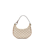 Celine Ava Bag Triomphe Canvas/Calfskin White
