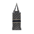 Dior Large Book tote blue oblique EMBROIDERY