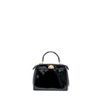 FENDI MINI PEEKABOO PATENT BLACK GHW