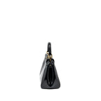 FENDI MINI PEEKABOO PATENT BLACK GHW