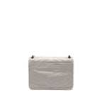 Saint Laurent Medium Niki Bag Calfskin Grey Ruthenium Hardware