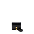 Celine mini classic box bag calfskin Black