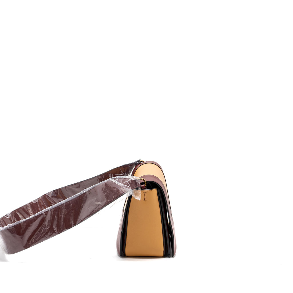 Celine frame bag calfskin ruby / apricot