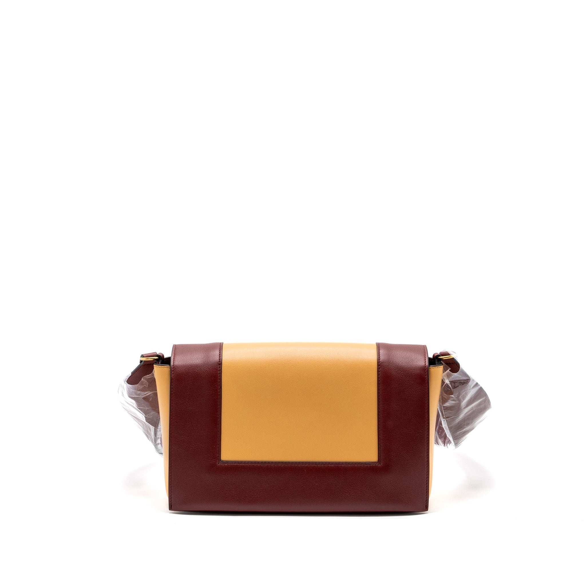 Celine frame bag calfskin ruby / apricot