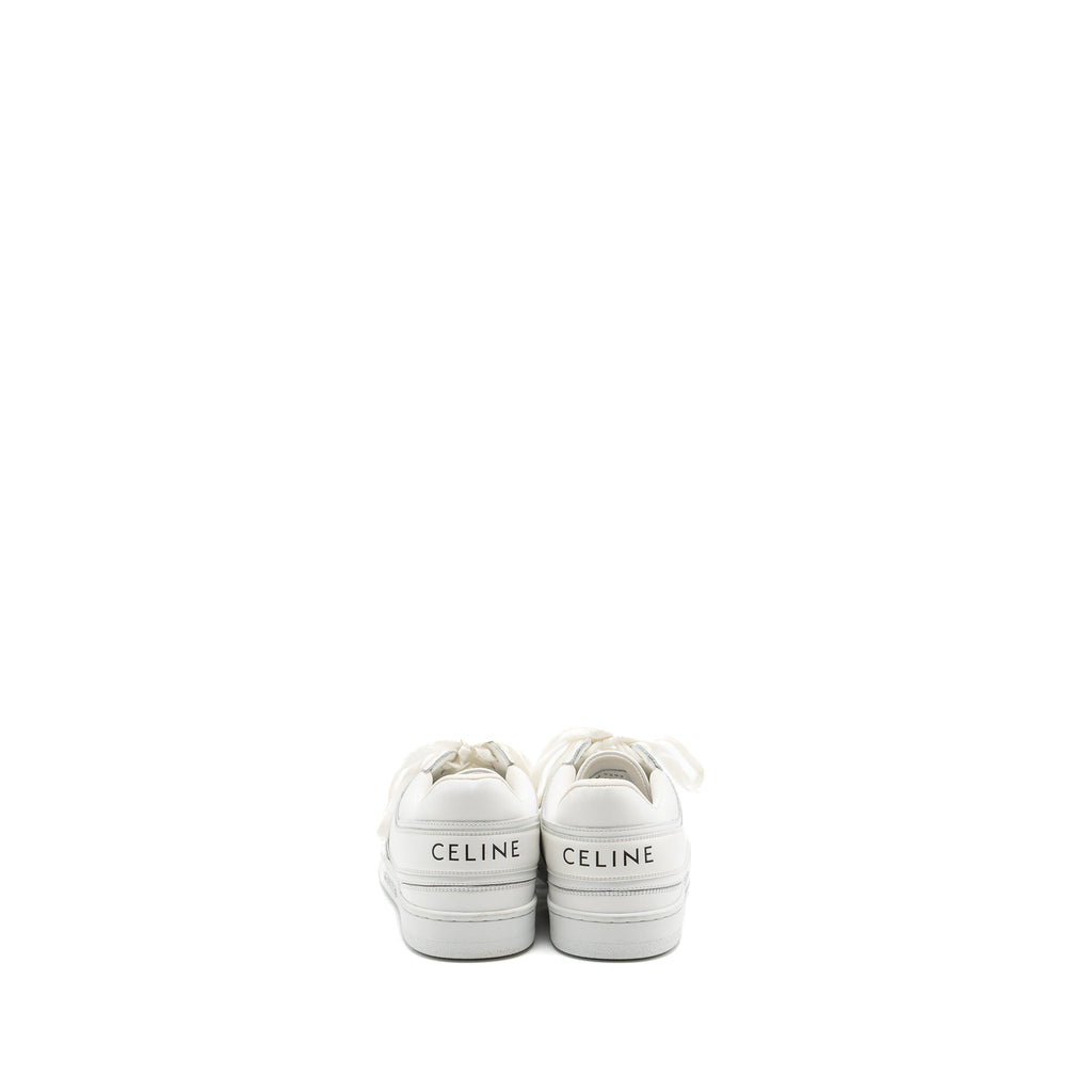 Celine size 40 low lace-up sneakers white