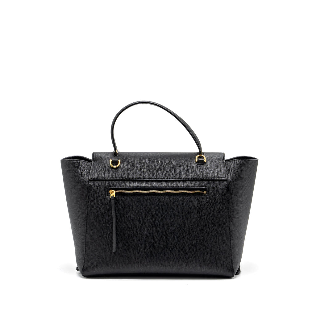 Celine mini belt bag grained calfskin black