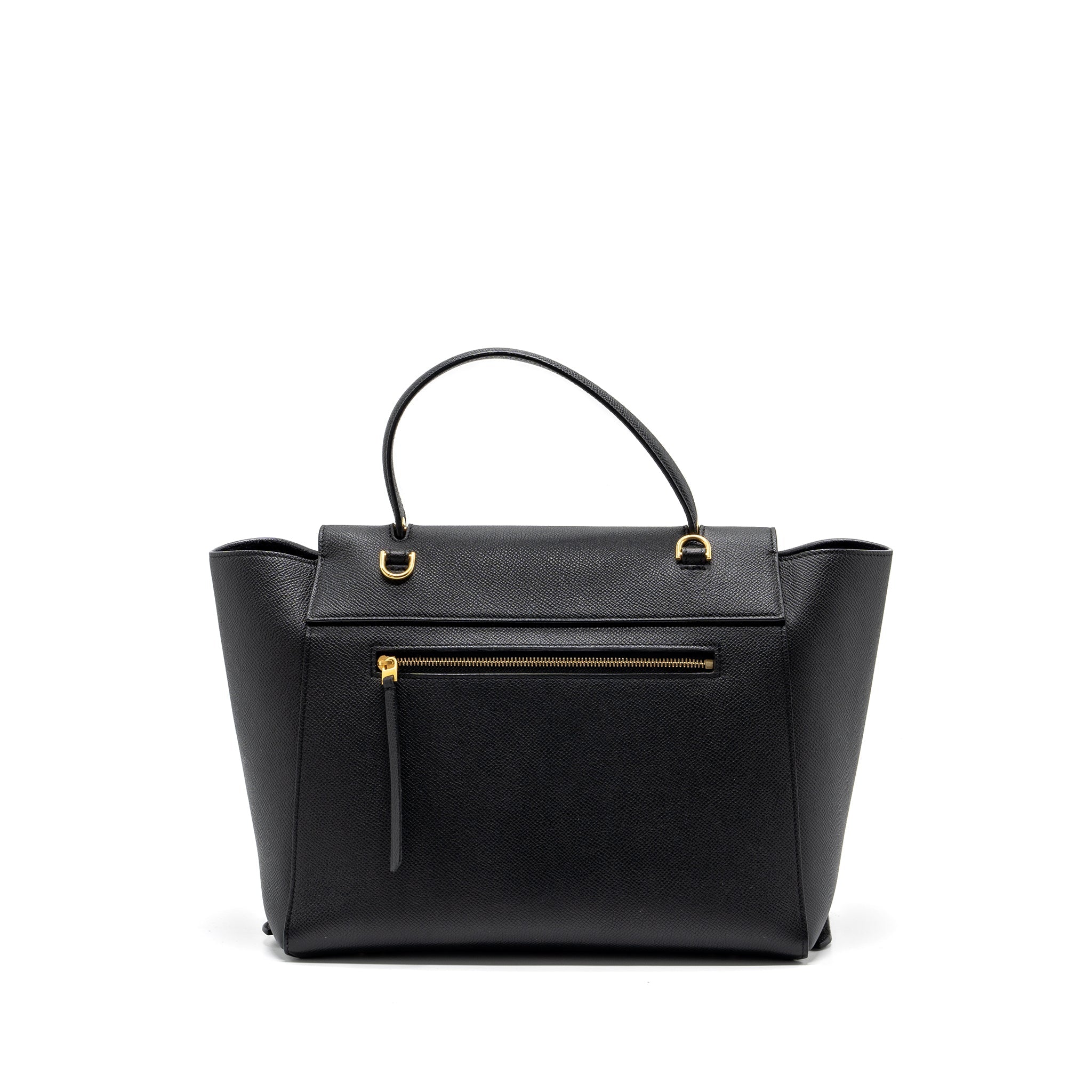 Celine mini belt bag grained calfskin black