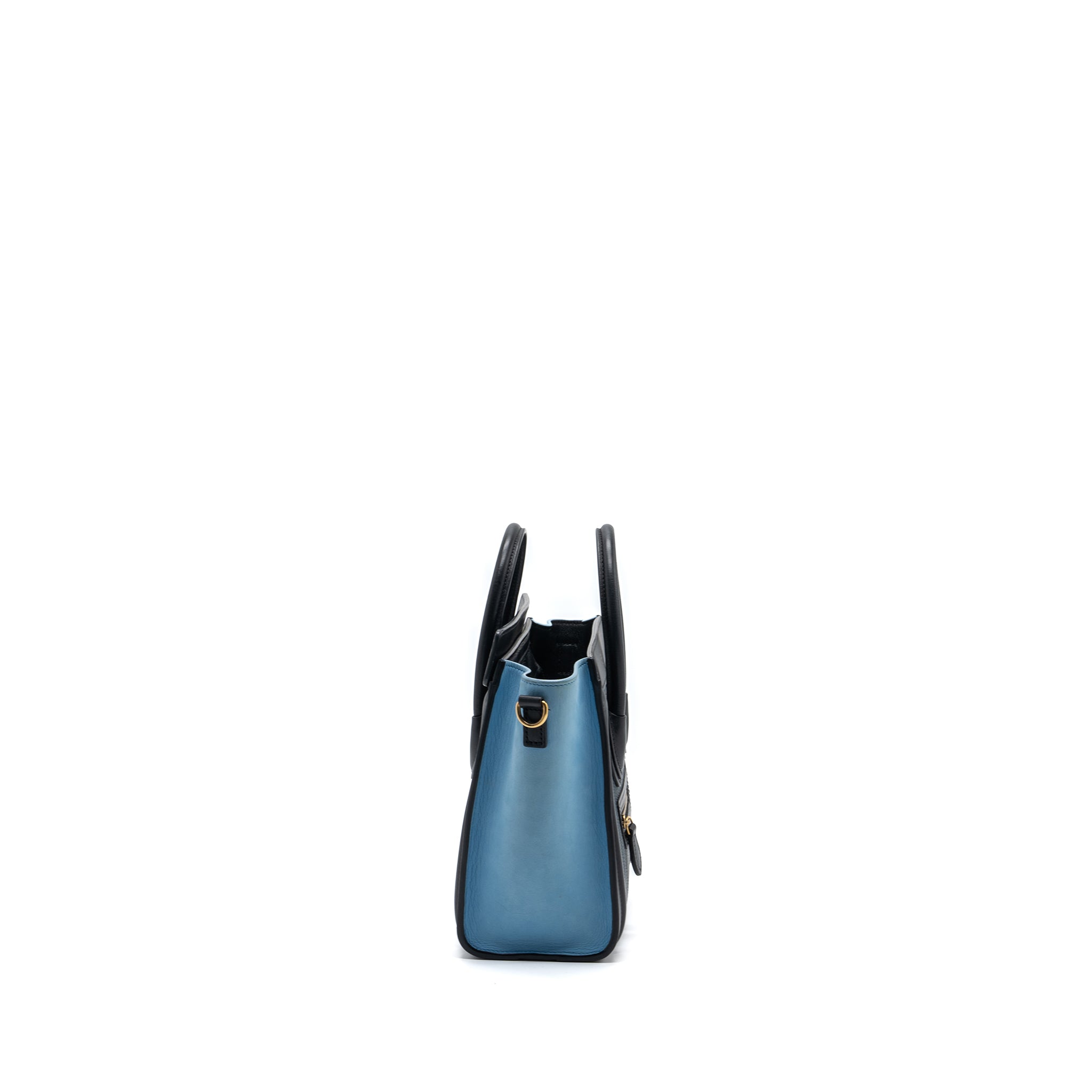 Celine Nano Luggage Bag Multi Colour blue/dark blue/black