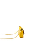 Fendi Mini Baguette Bag Nappa Lambskin Yellow GHW