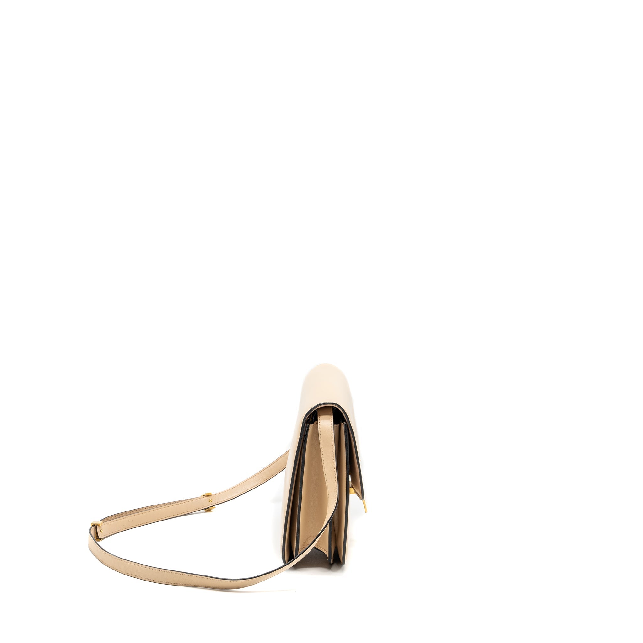 Celine Medium classic box bag calfskin light pink