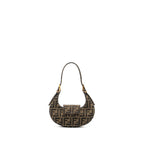 FENDI Mini cookie bag FF Fabric jacquard GHW