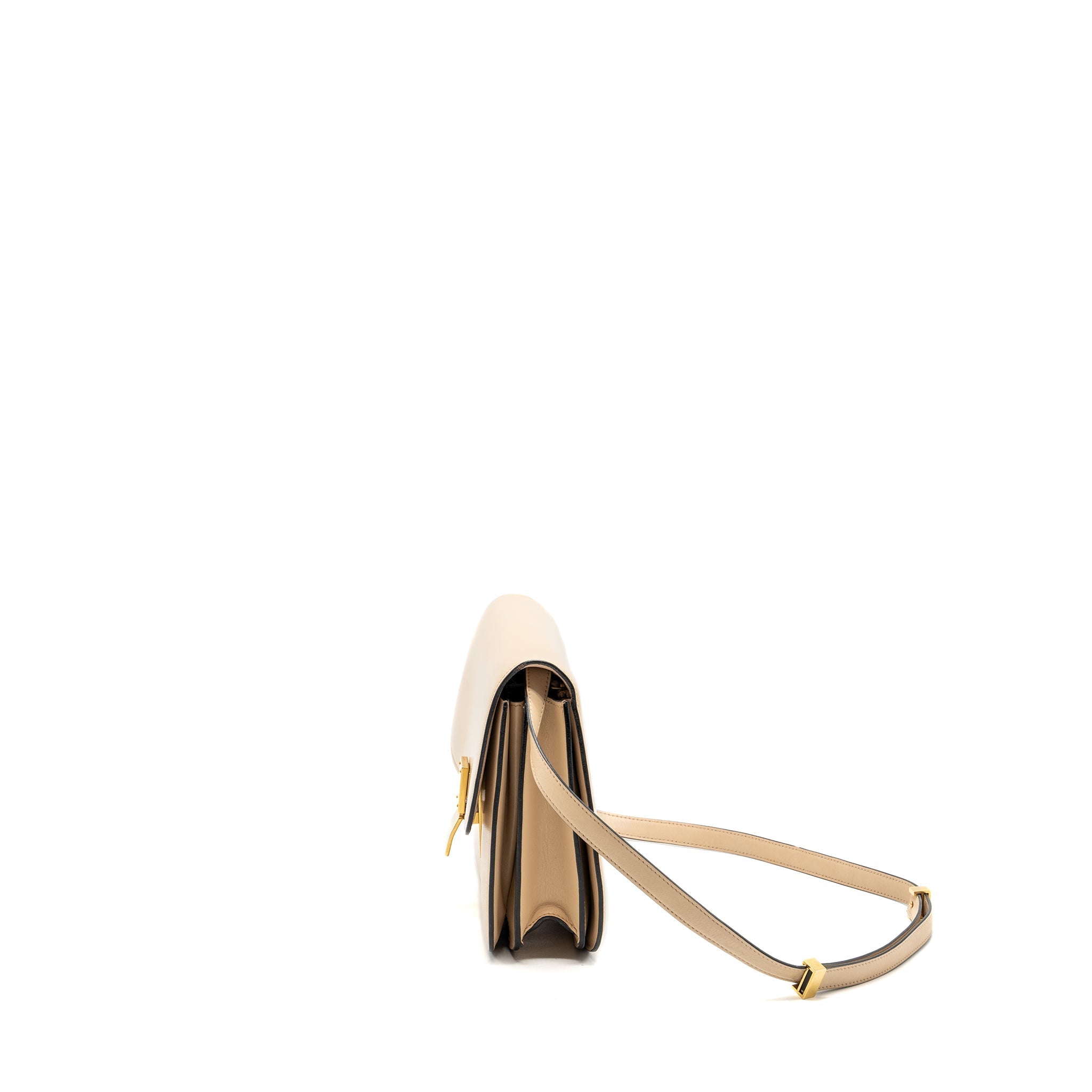 Celine Medium classic box bag calfskin light pink