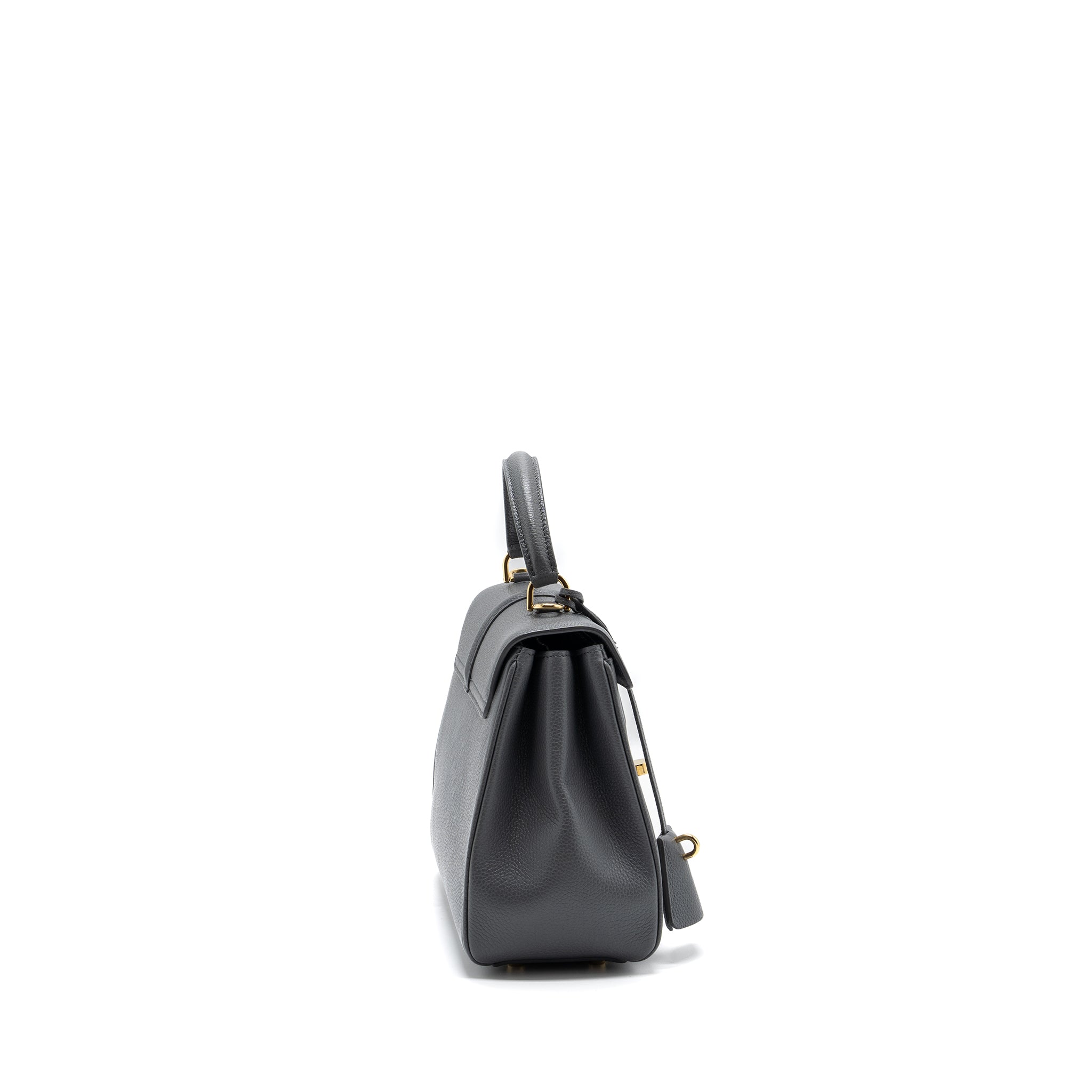 Celine Small 16 Bag Grained Calfskin Grey