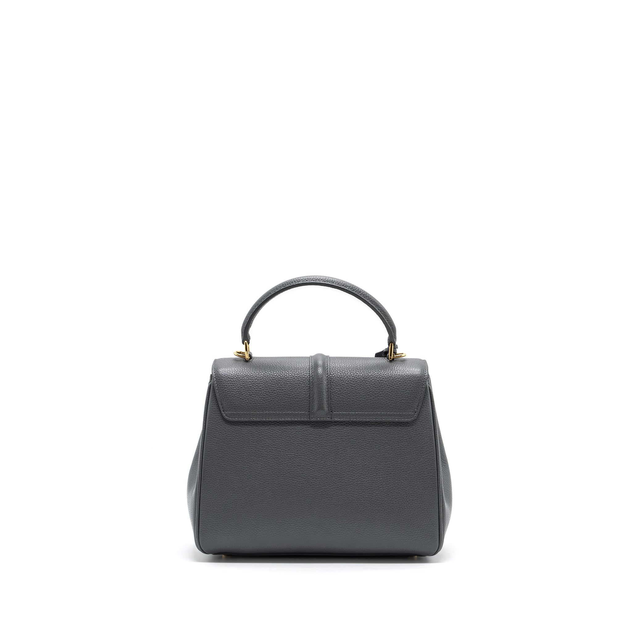 Celine Small 16 Bag Grained Calfskin Grey