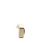 Fendi Vitello King Metal Stitch Baguette Lambskin White GHW
