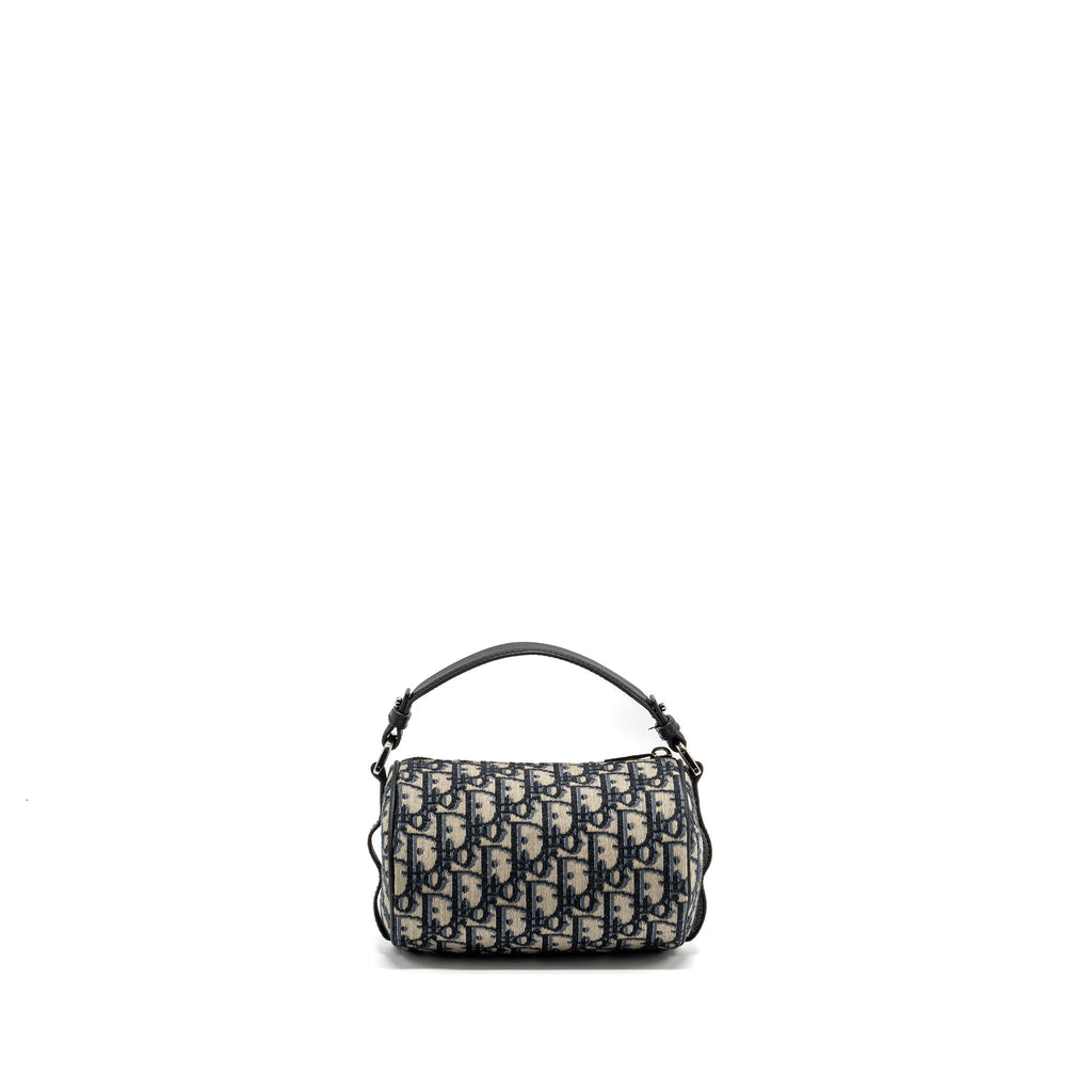 DIOR Homme Messenger Roller Blue Oblique Canvas SHW
