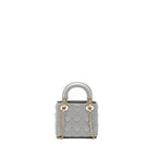 Dior Mini Lady Dior Lambskin Grey LGHW