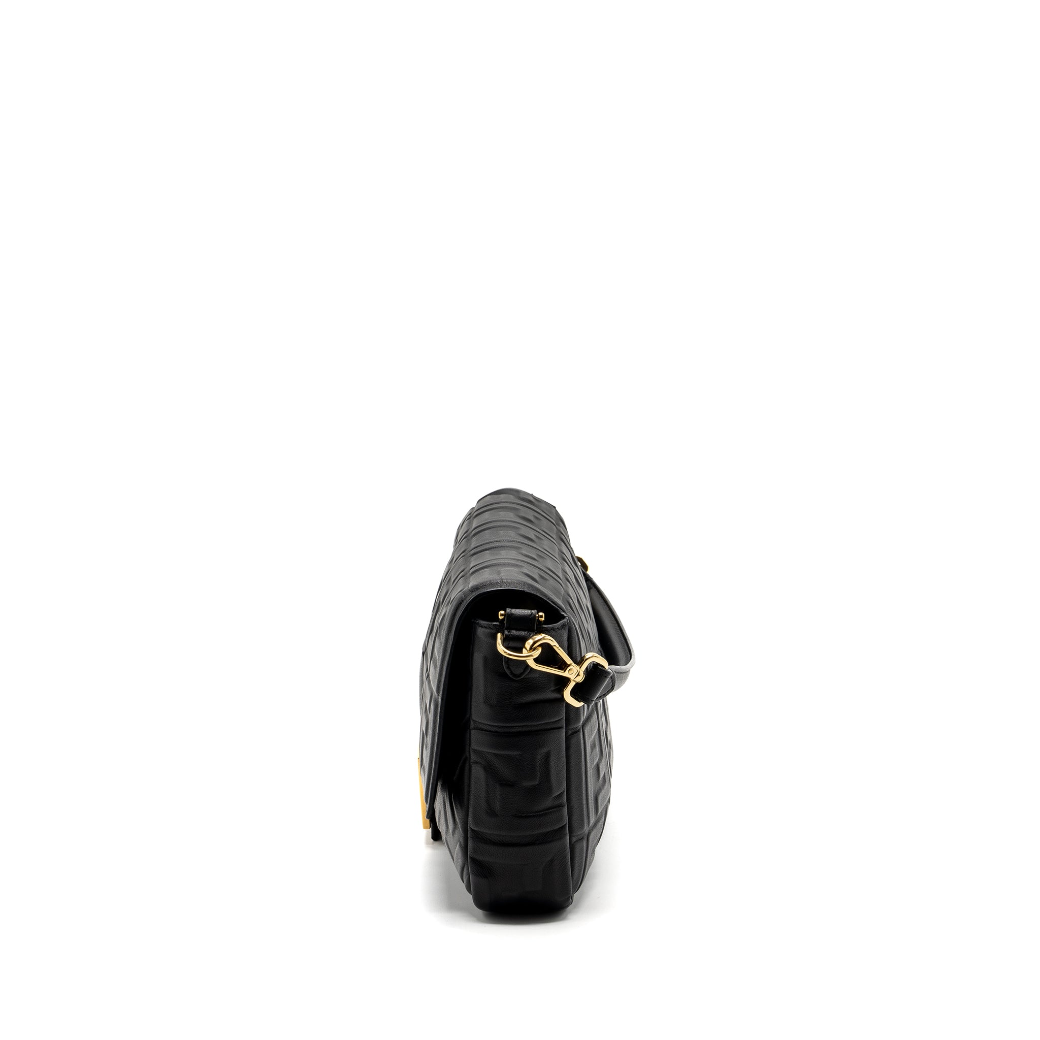 Fendi Large Baguette Bag Nappa Black GHW