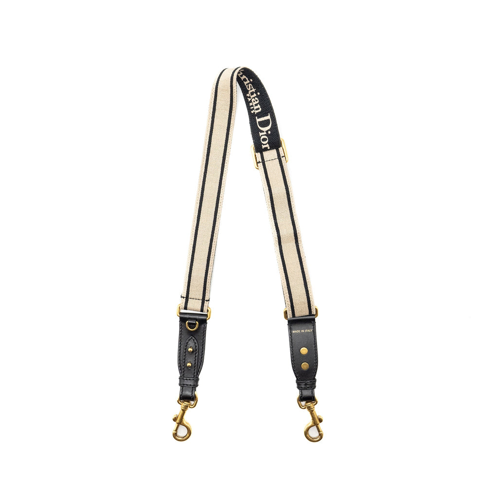 Dior Adjustable Shoulder Strap embroidery Multicolour GHW