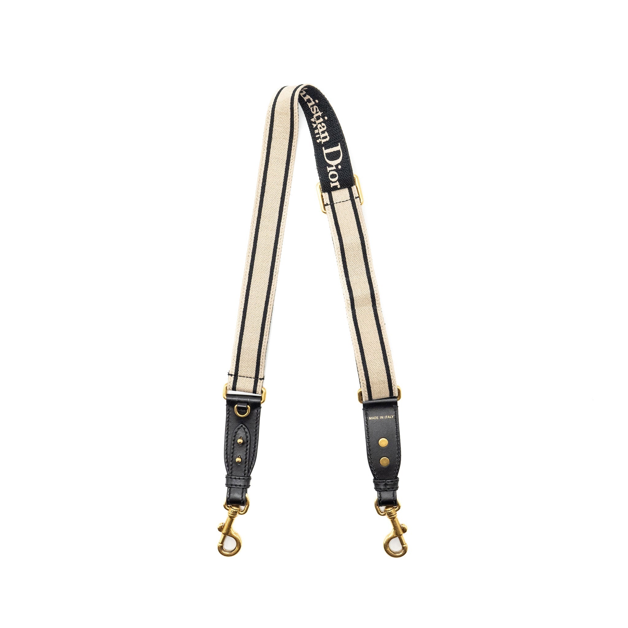 Dior Adjustable Shoulder Strap embroidery Multicolour GHW
