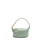 Bottega Veneta knot shoulder bag calfskin light green GHW
