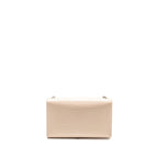 Saint Laurent/YSL Kate Bag Croc-Embossed Calfskin Beige SHW