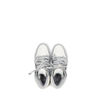 Dior x Air Jordan 1 Retro Size US 3.5 High Sneakers Grey/White