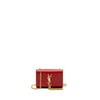 Saint Laurent/YSL Small Kate Bag Tassel Calfskin RED GHW