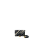 Dior Saddle belt pouch Oblique Jacquard blue GHW