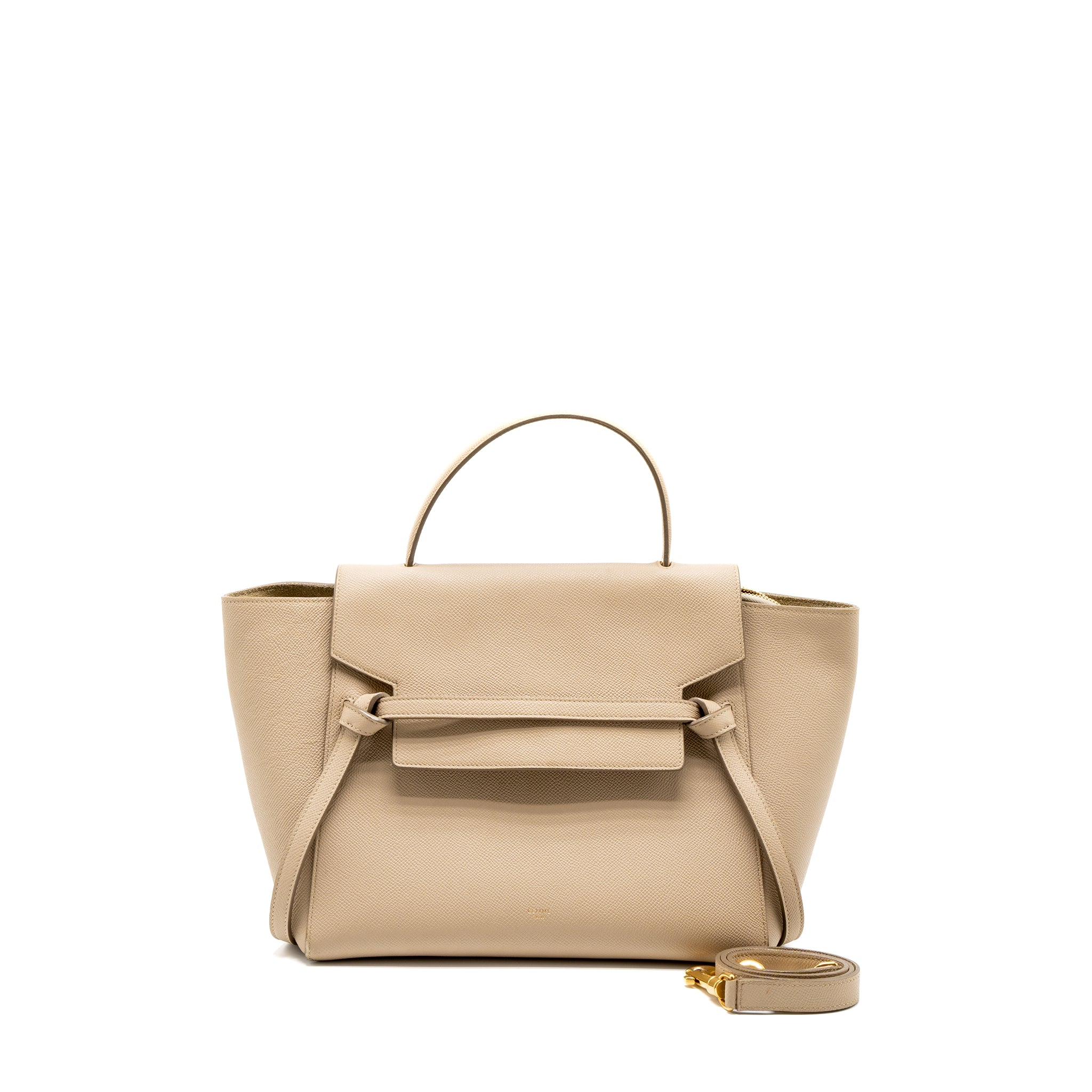 Celine Mini Belt Bag Grained Calfskin Light Beige